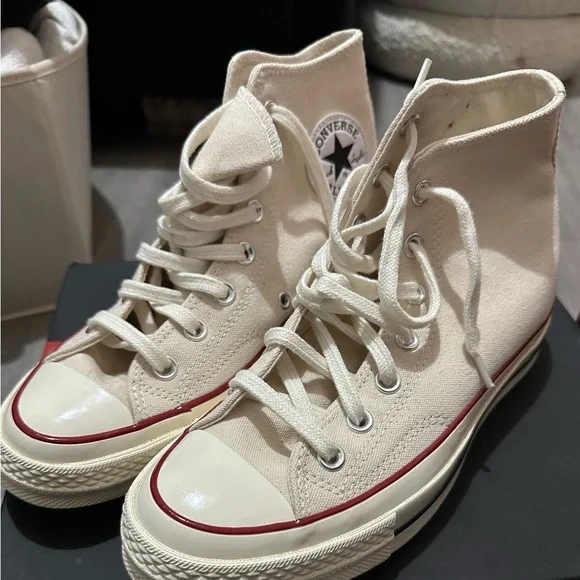 Chuck 70 Canvas Parchment/Garnet/Egret - Picture 5 of 8